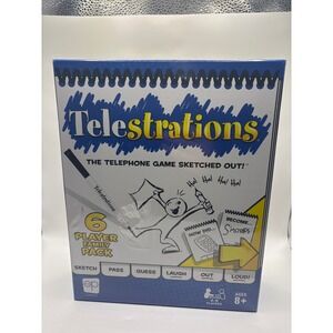 Telestrations 6 Player Family Pack The Telephone Game Sketched Out New Sealed